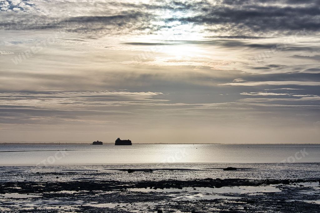 A beautiful view of Appley Beach in the Isle of Wight, England
