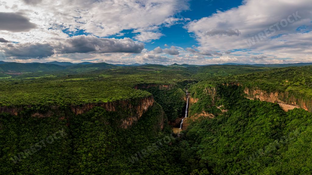 A mesmerizing view of green highland of Tapalpa in Jalisco, Mexico