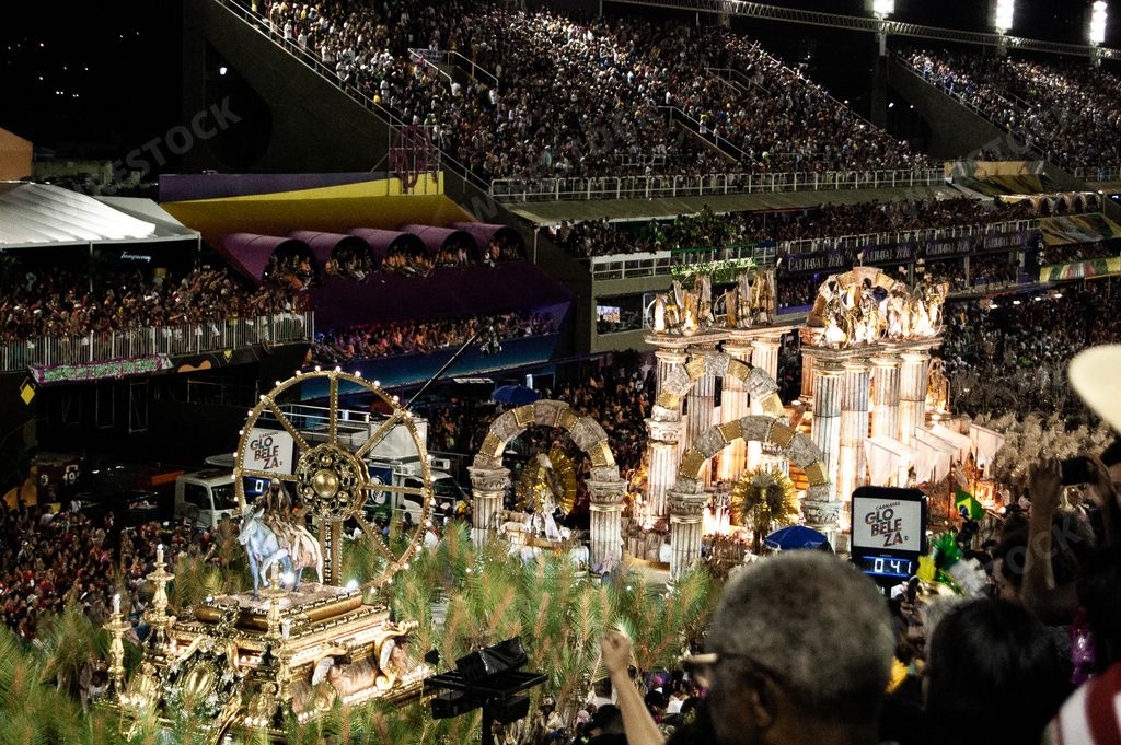 Sambadrome Parade during Carnivals in Rio de Janeiro