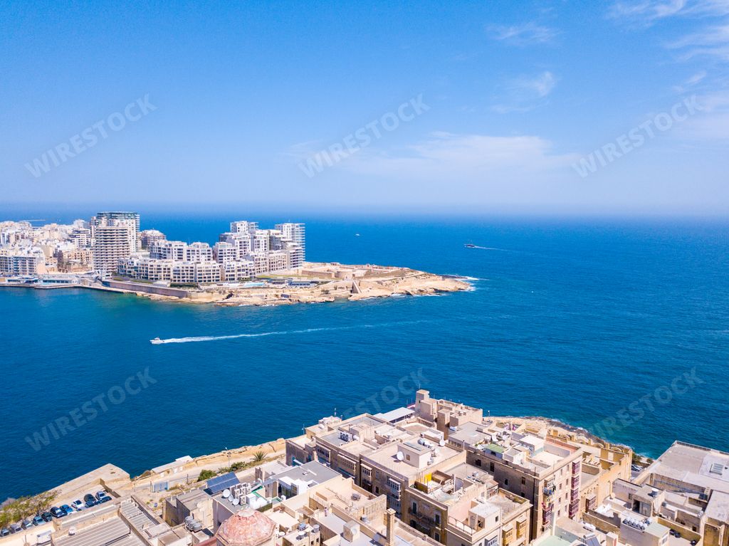 The ancient capital city of Valletta Malta, Island country of Europe in the Mediterranean sea