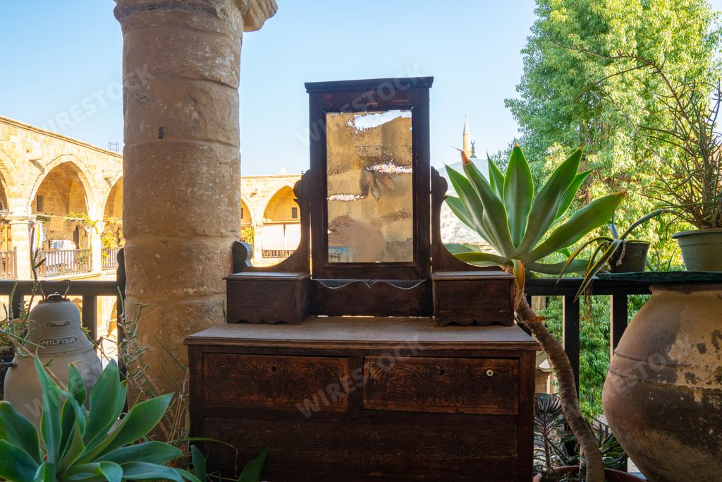 A view on Buyuk Han, the largest caravanserai in Cyprus. Nicosia