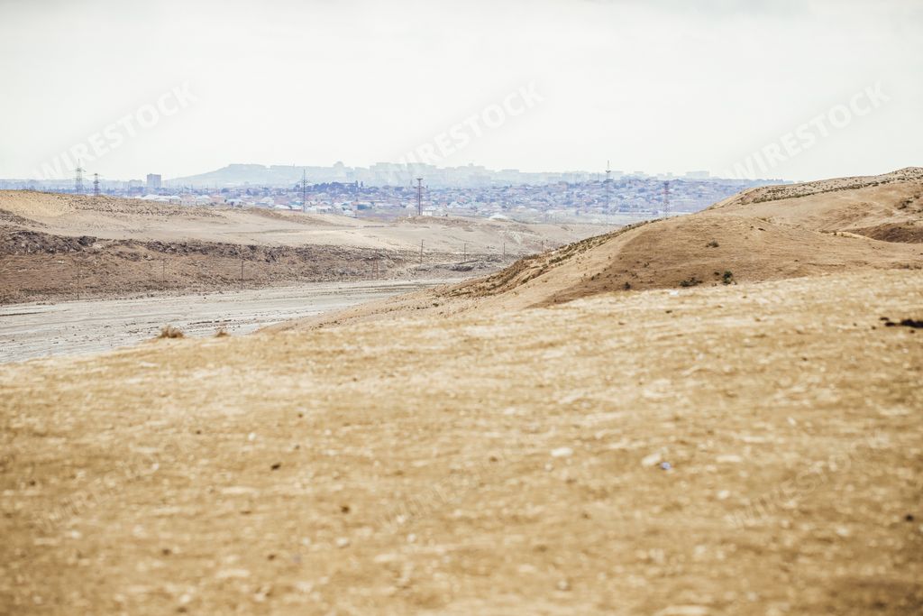 An abandoned area near Baku, Azerbaijan