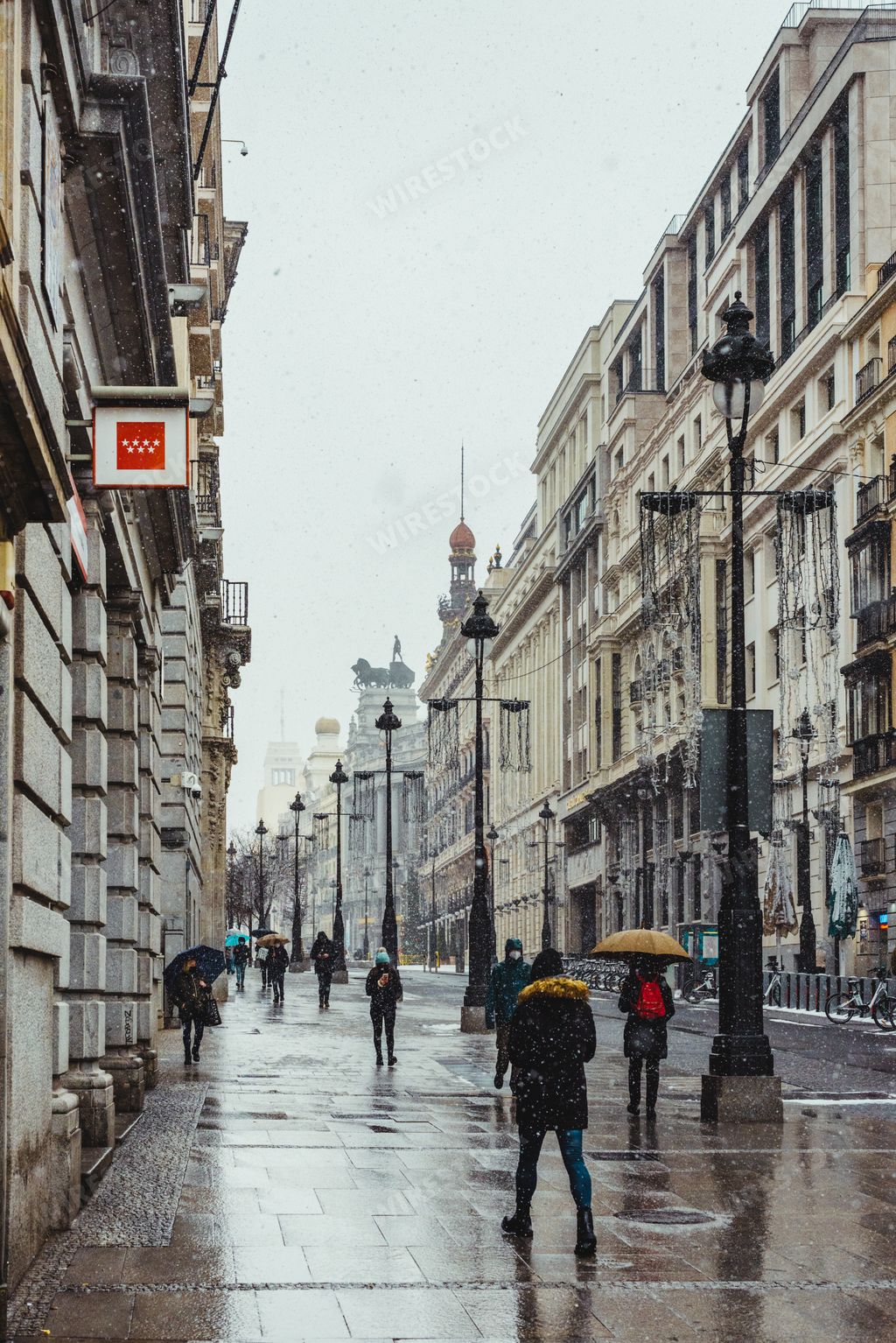 La nevada del siglo en Madrid. The snow of the century in Madrid.