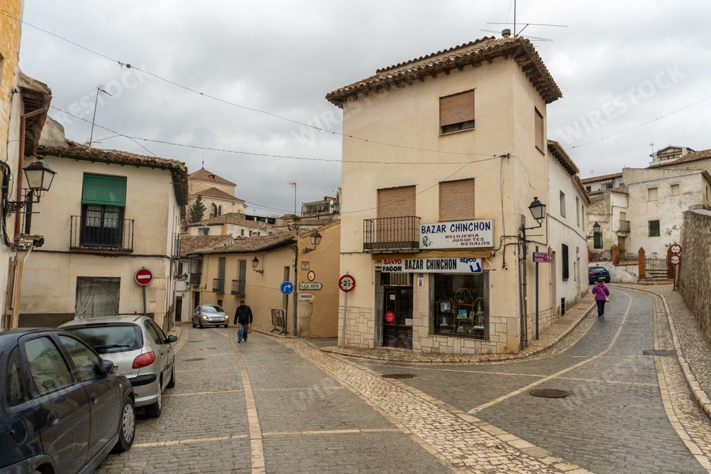 Views of the town Chinchon located near Madrid, Spain.