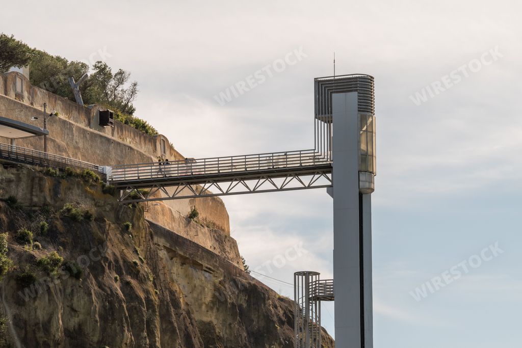 Boca do Vento Panoramic Elevator, Almada, Portugal