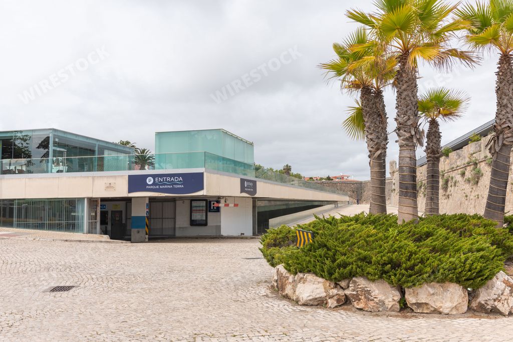 The Cascais Marina underground car parking in Cascais, Portugal