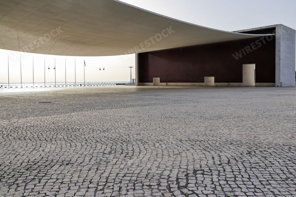 The architectural details of the Portugal Pavilion inaugurated at Expo 98 in Lisbon
