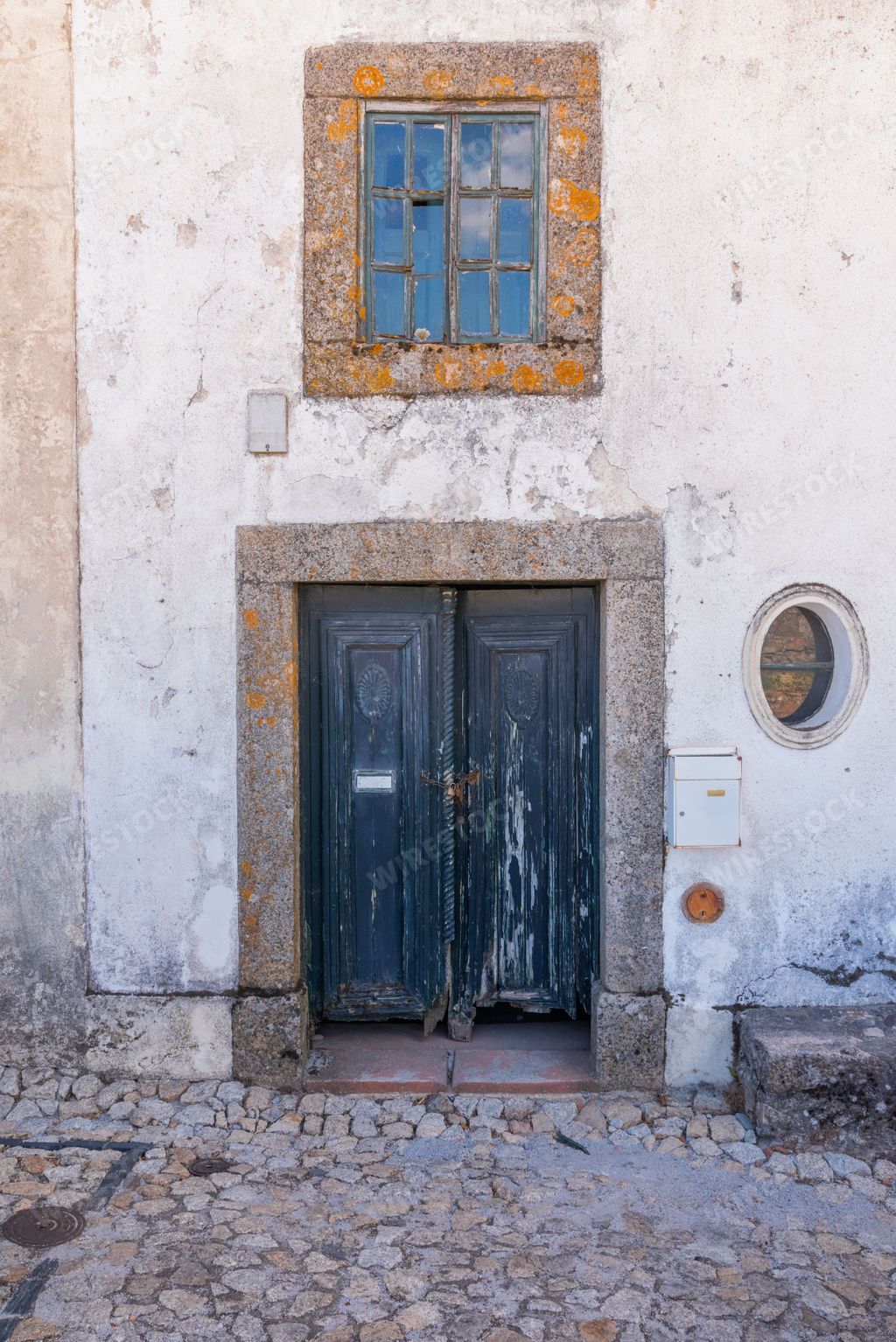 A door entrance in the village of Marvao in the district of Portalegre, Portugal