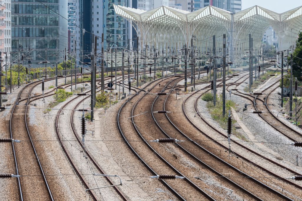 The Gare do Oriente station in Parque das Nacoes