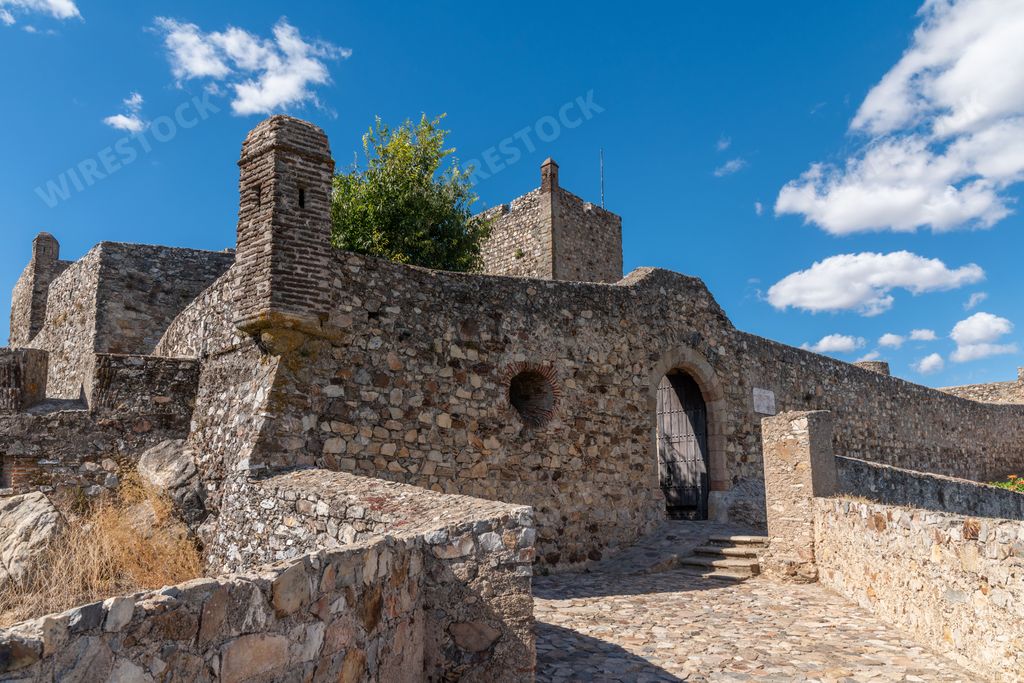 The Marvao Castle in the village of Marvao in the district of Portalegre, Portugal