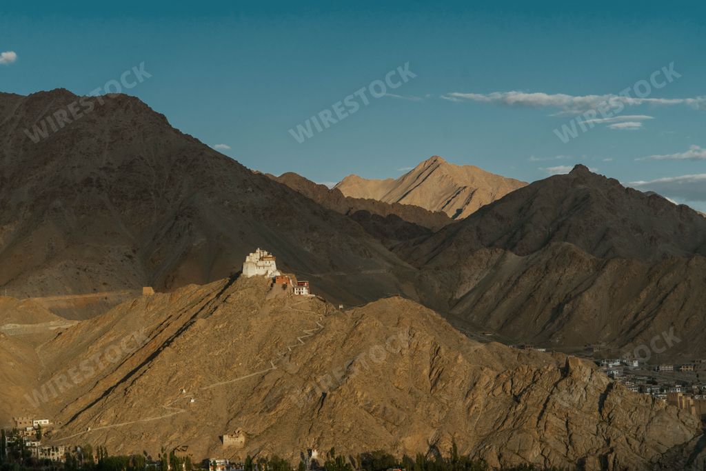 The Namgyal Tsemo Monastery in Leh district, Ladakh, northern India