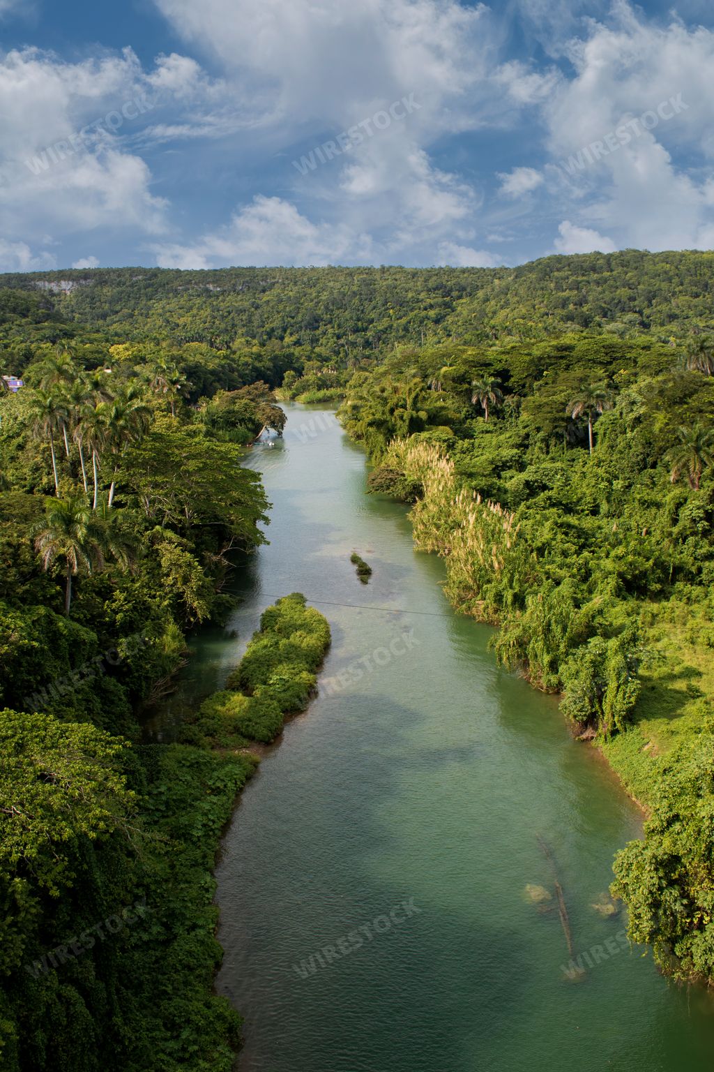 The Rio Canimar in the city of Matanzas Cuba
