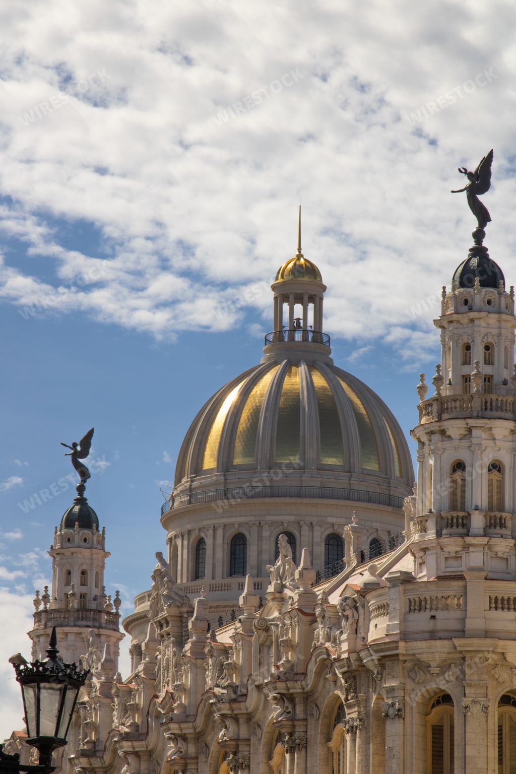 The famous National Capital Building, the unique architecture of Havana, Cuba