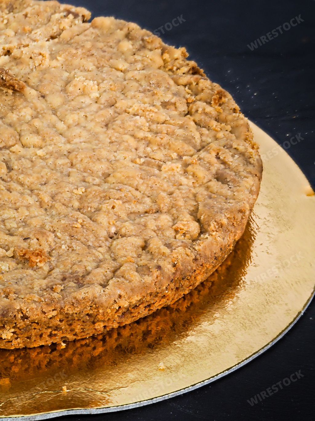 An Italian Sbrisolona almond cake