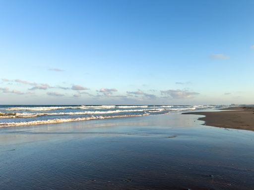 South Padre Island Reflections: Coast, Sky, and Sand