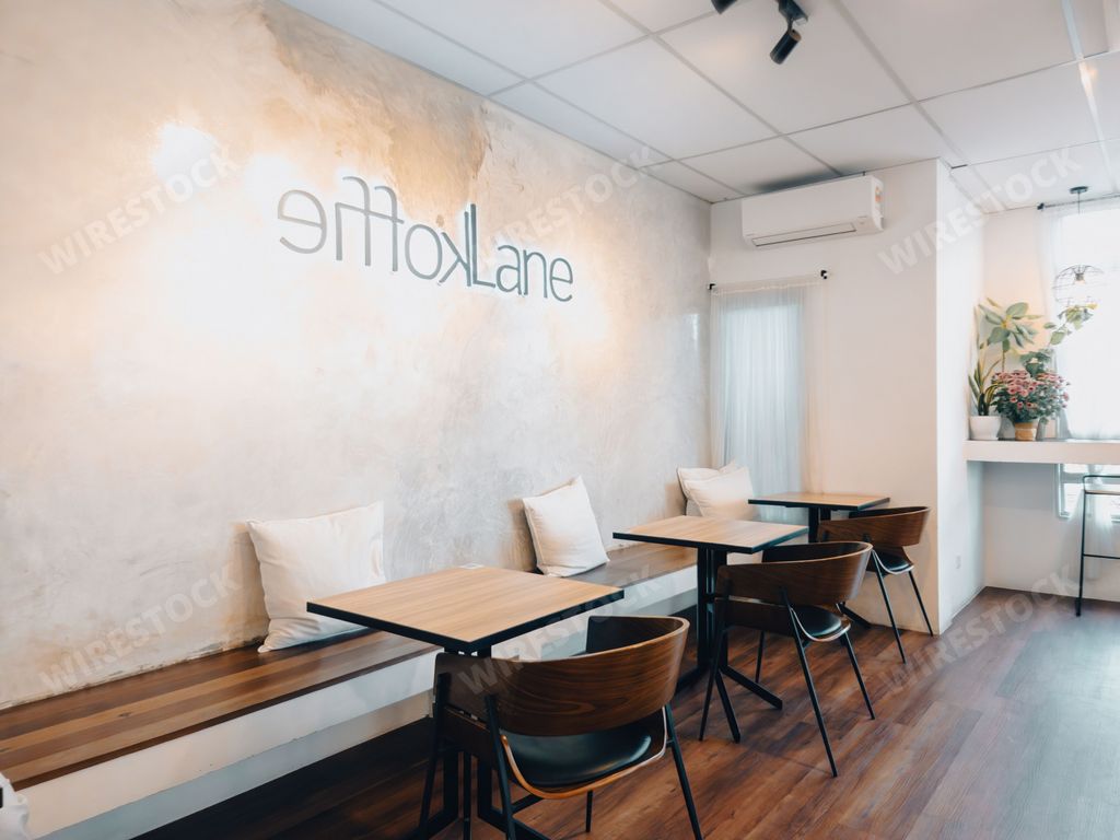 Kajang, Malaysia - June 14, 2022 Interior of the Koffie Lake cafe, a cafe selling bakery goods and western food.