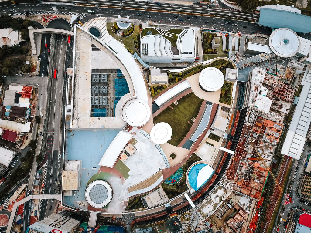 An aerial view of the Pudu and Jalan Hang Tuah area in Kuala Lumpur