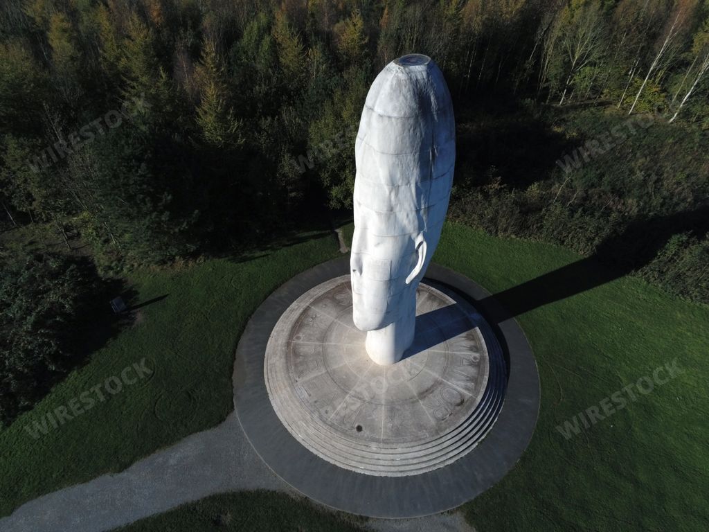 A beautiful shot of The Dream sculpture in St Helens in the United Kingdom