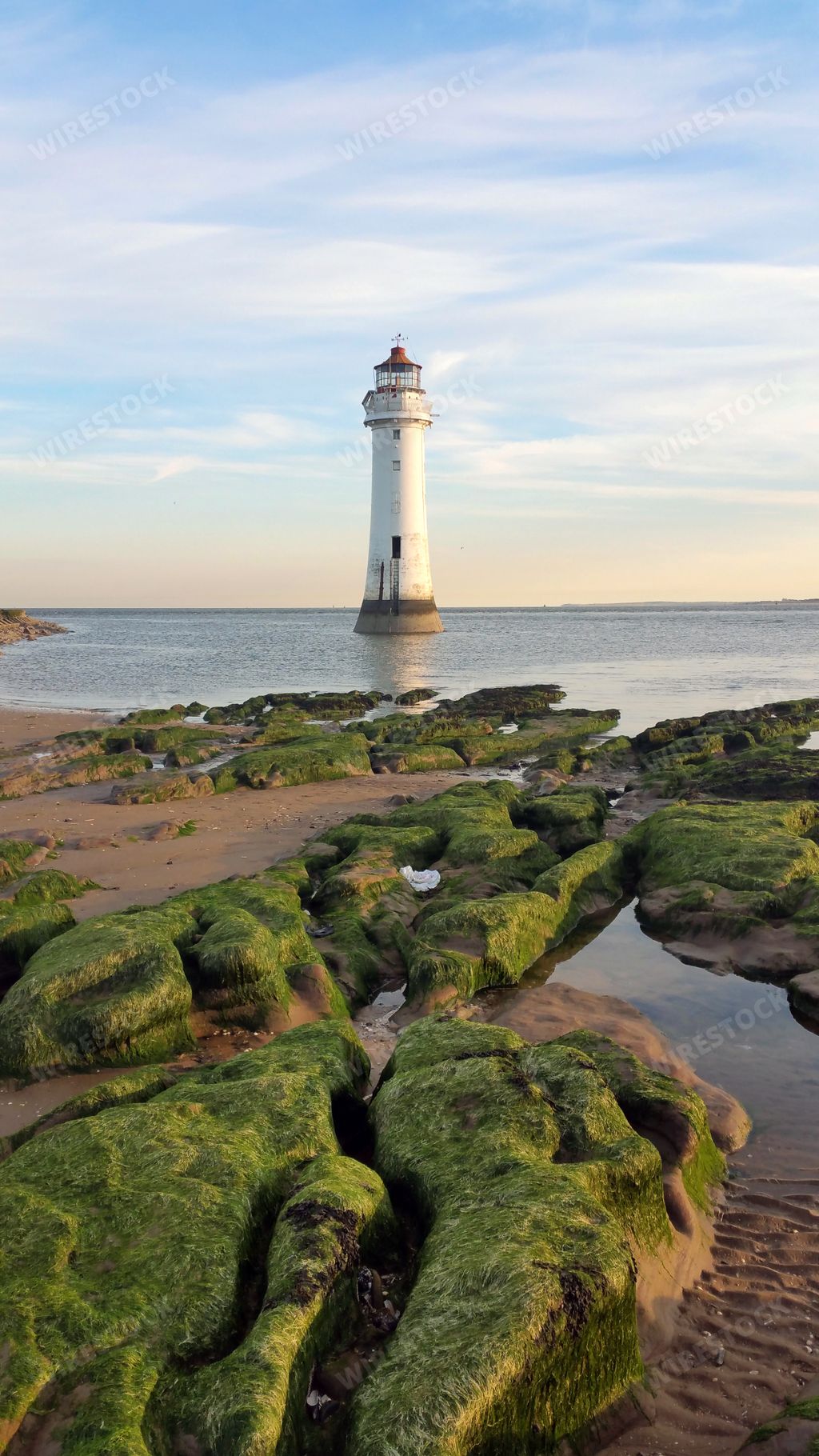 A fascinating shot of New Brighton Lighthouse in UK