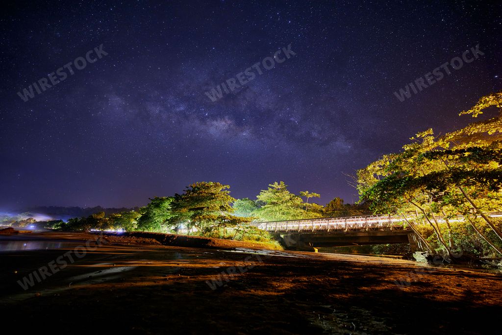 Milky way from the beach in Puerto Viejo Costa Rica Caribbean Sea