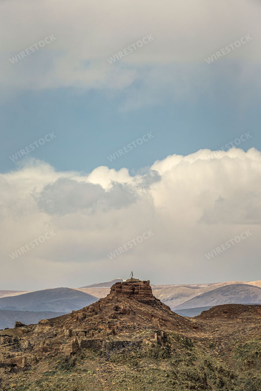 The ancient architectural relics in Zada County, Ali Prefecture, Tibet, China