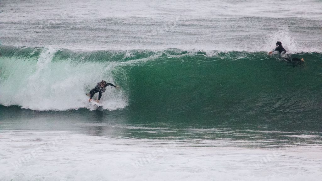 A young surfers surfing on the sea ,A picture processed with VSCO with a6 preset