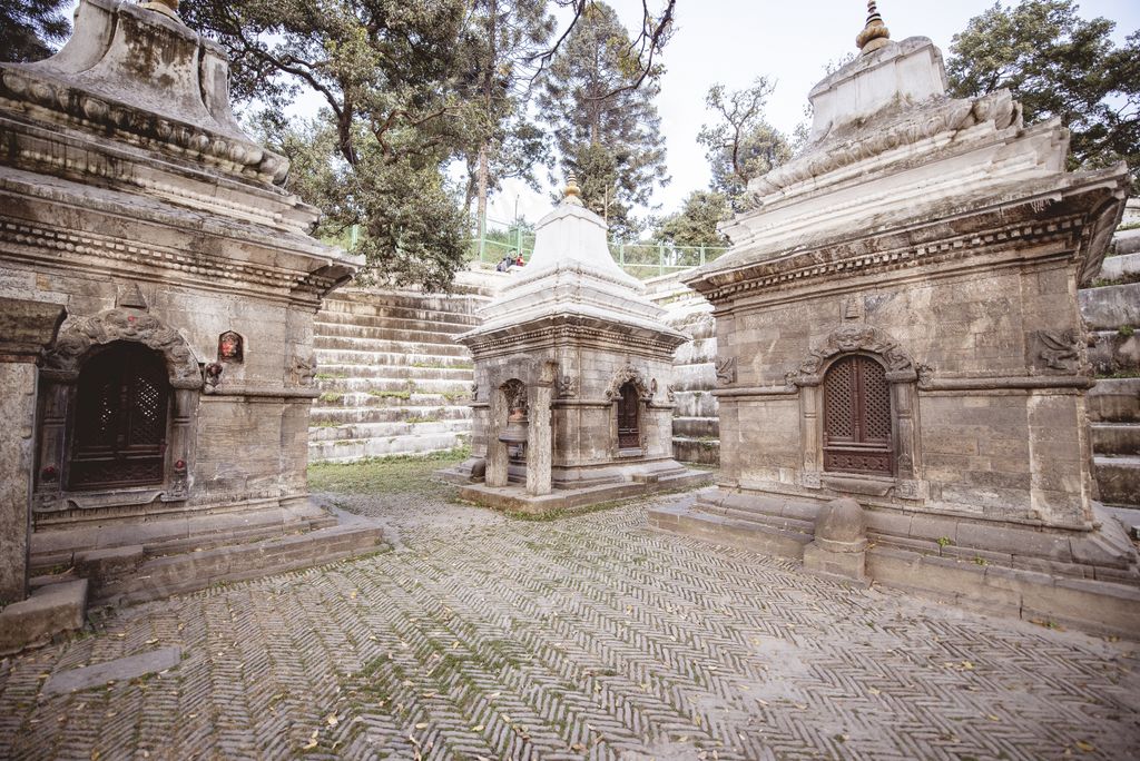 A beautiful shot of the Hindu temples in Nepal