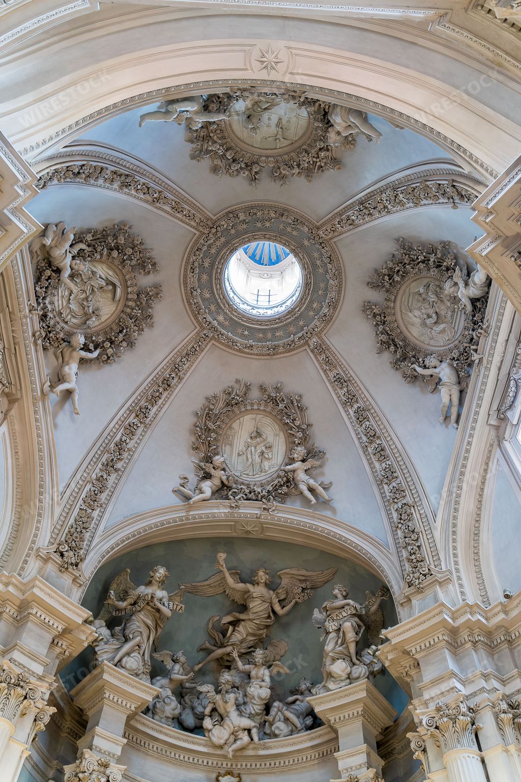 A beautiful view of San Giovanni Basilica in Laterano, Rome
