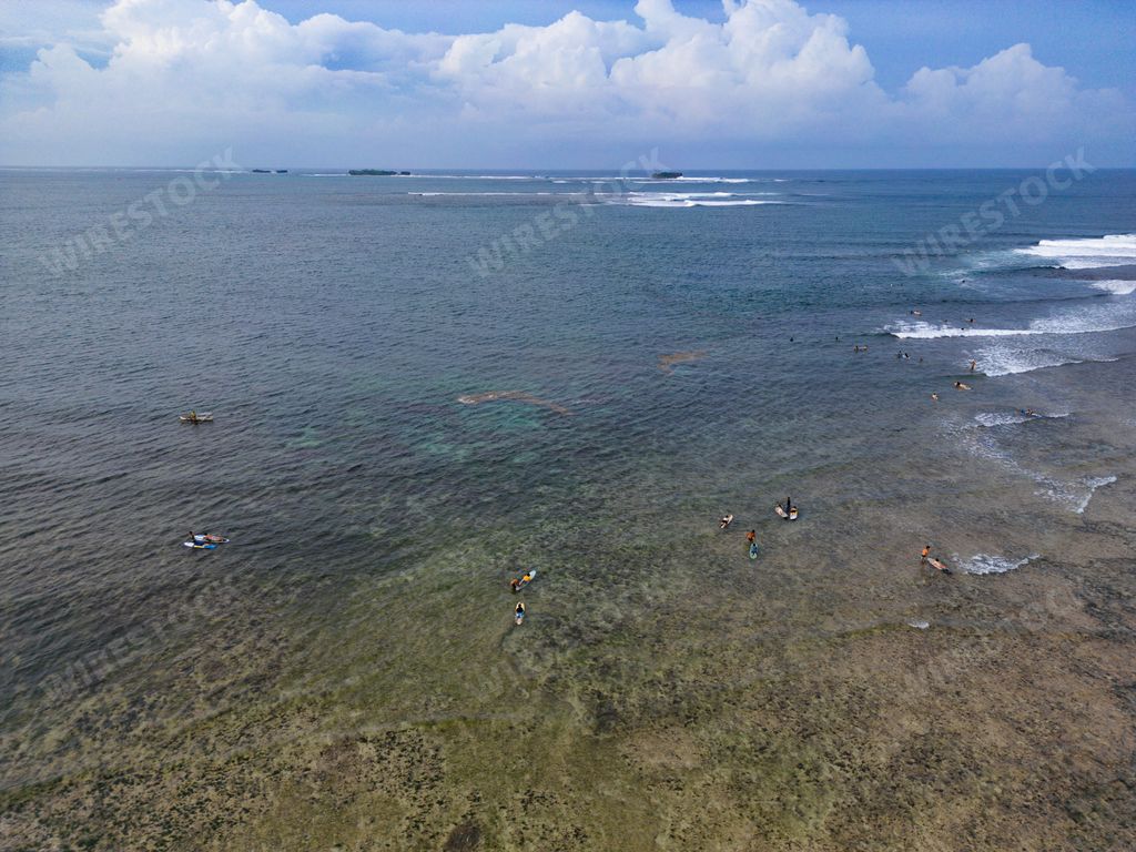 A scenic view of Cloud 9, Siargao, Philippines