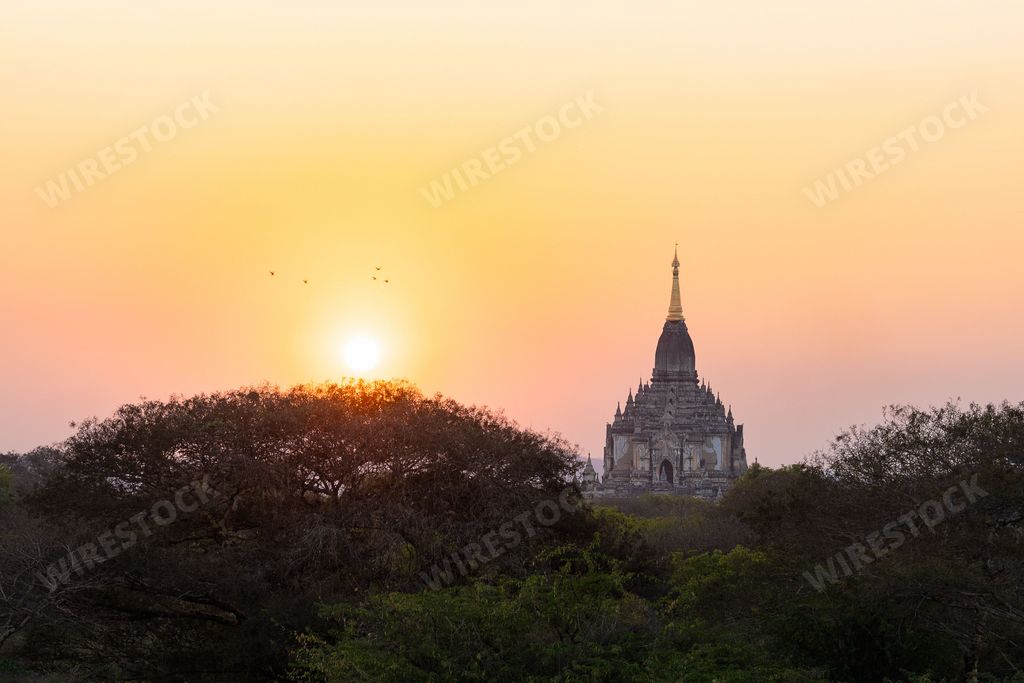 The Thatbyinnyu Temple in Bagan, Myanmar (Burma)