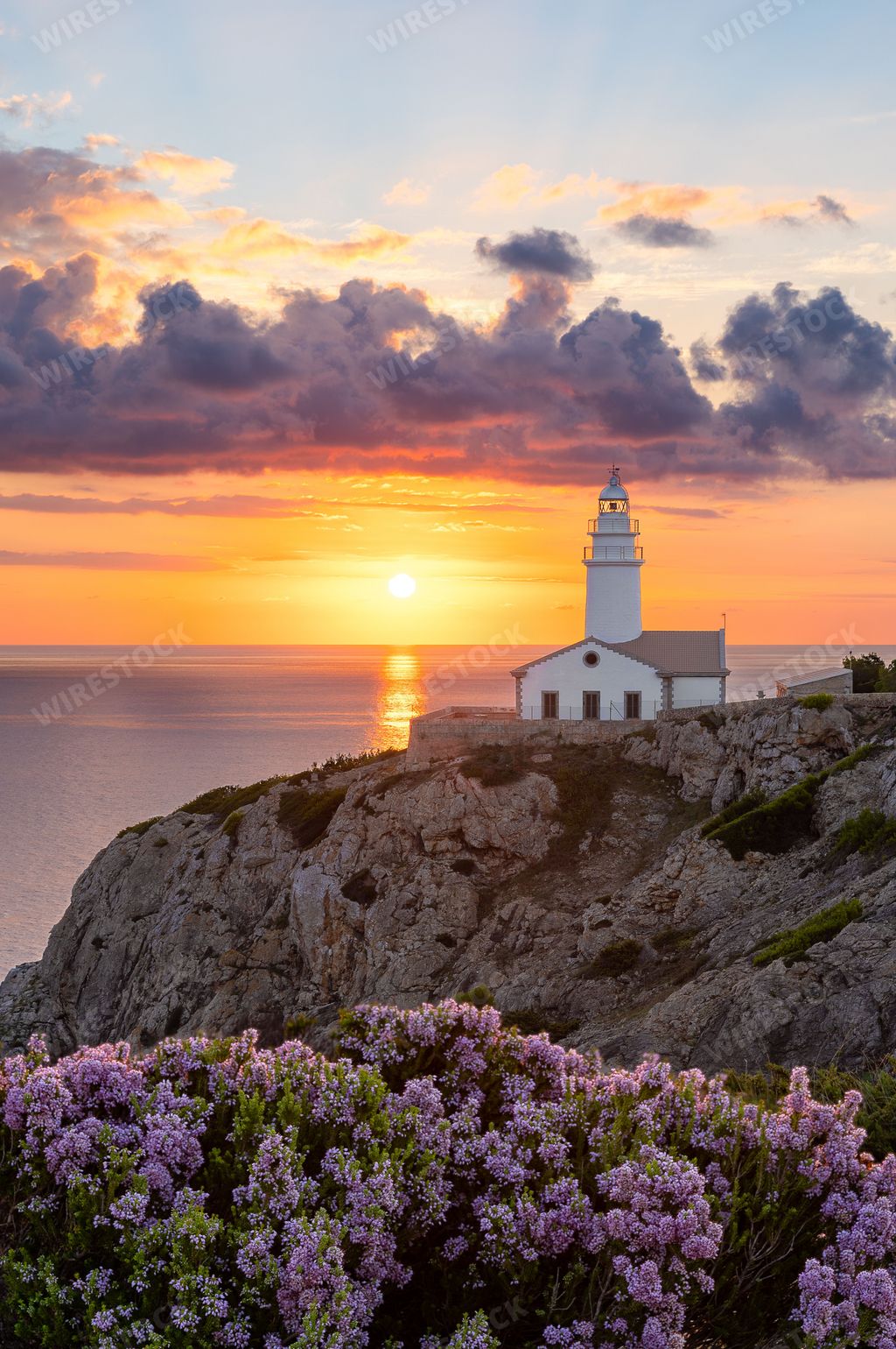 The Far de Capdepera, Capdepera lighthouse, in Mallorca (Majorca), Balearic Islands, Spain
