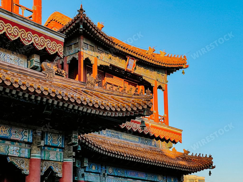 The Lama Temple (Palace of Peace and Harmony) in Beijing, China