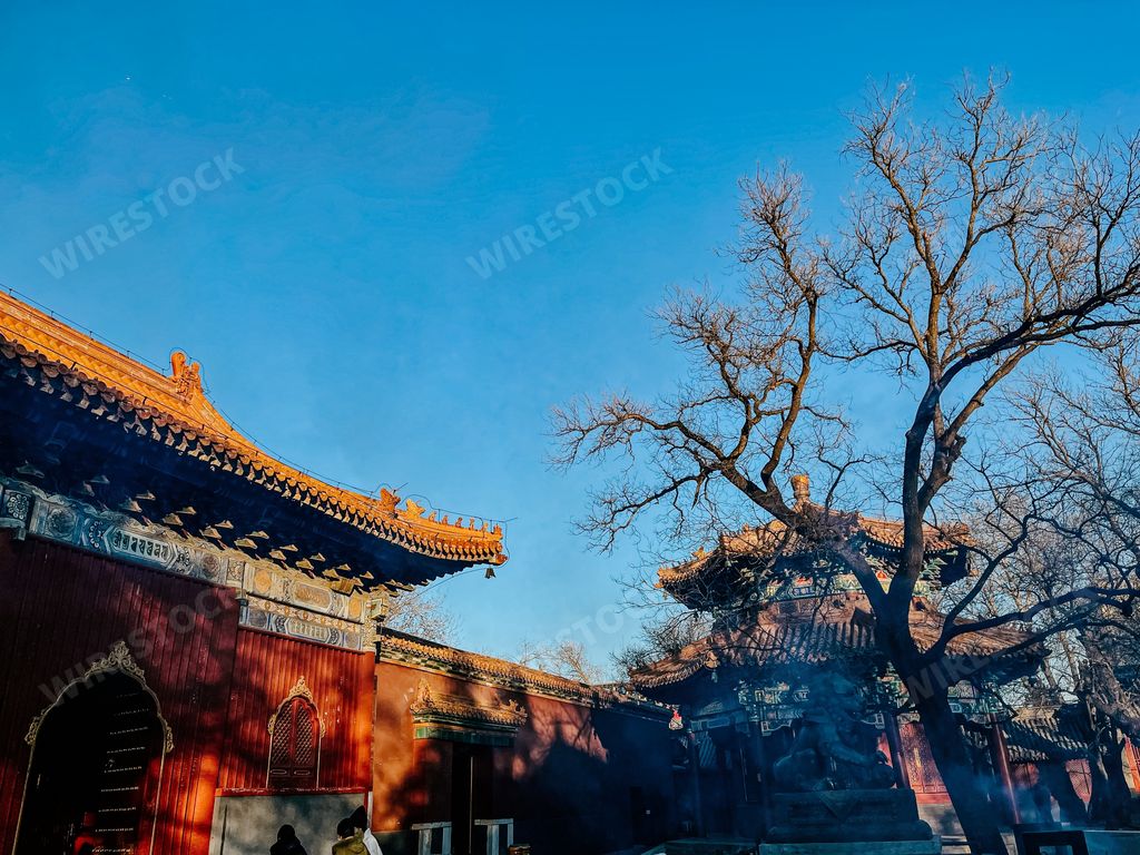 The Yonghe Temple (Lama Temple) in Beijing, China