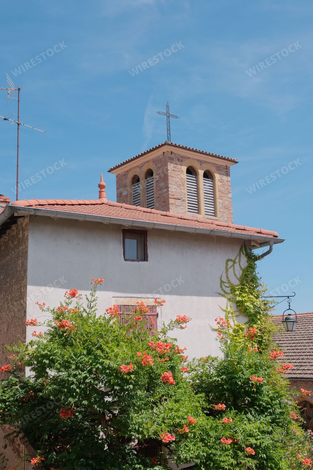 A quaint structure located in a small village in the Loire department, France