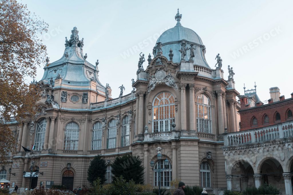 The beautiful Museum of Hungarian Agriculture in Budapest