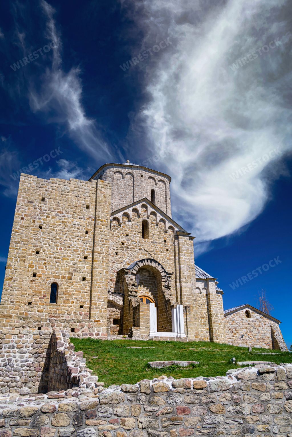 The Djurdjevi Stupovi Monastery in Serbia
