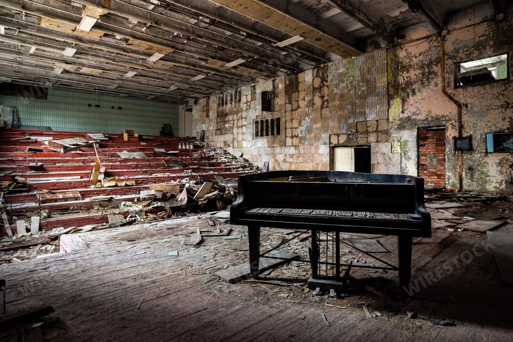 Abandoned Theatre in Pripyat Chernobyl
