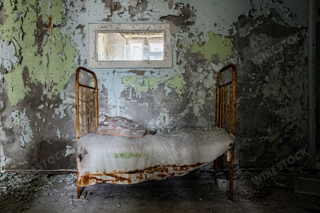 Abandoned hospital in Pripyat Chernobyl