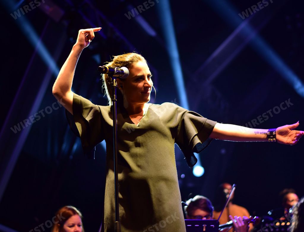 The Hacienda Classical perform at the Lloyds Amphitheatre, Bristol, UK, as part of the Bristol Sounds summer concerts.  June 25th 2017.