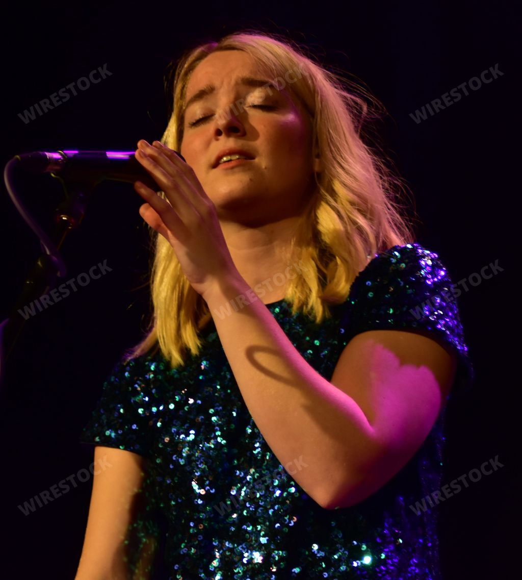 Singer-songwriter Kitty Macfarlane performs at Chapel Arts Centre, Bath, England. 7 November 2019.