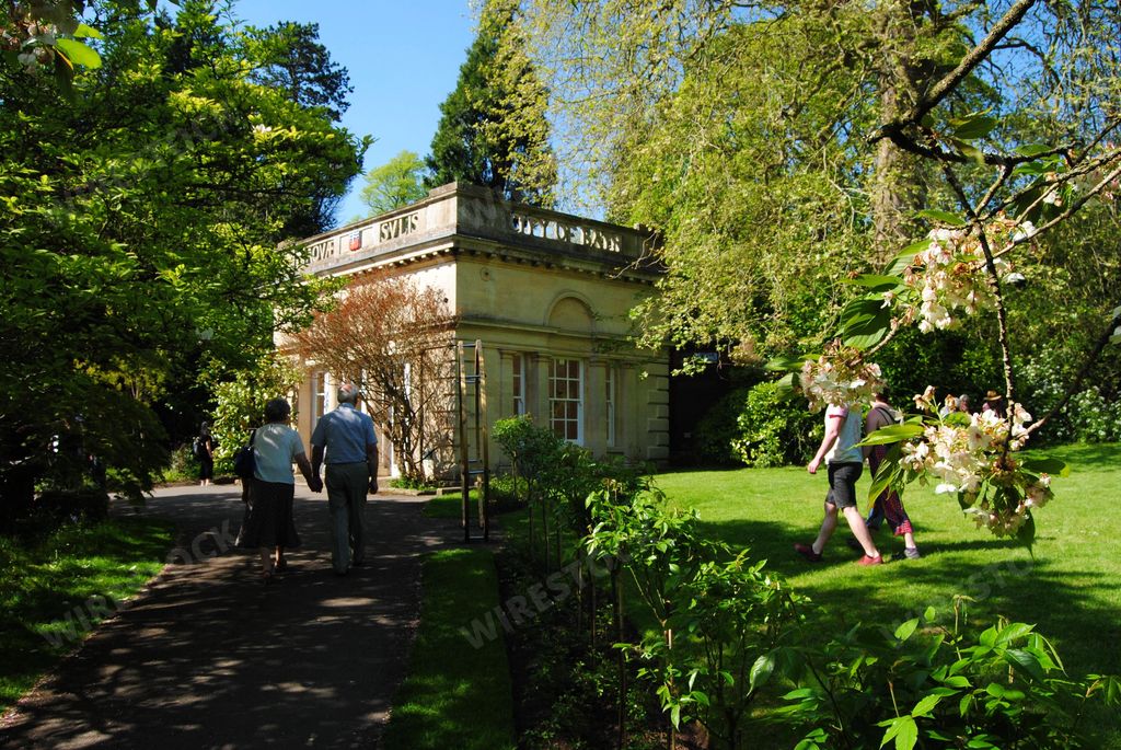 The Botanical Gardens, Royal Victoria Park, Bath, England. 7 May 2018. The Gardens were created in 1887 during the reign of Queen Victoria.