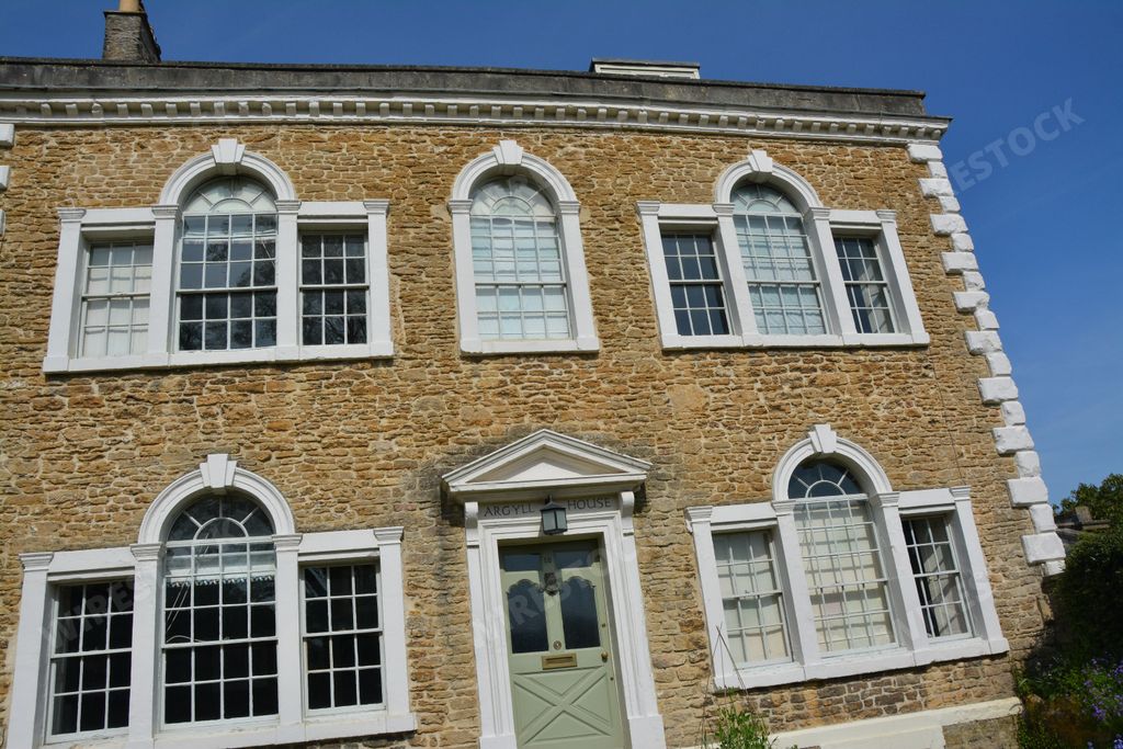 An historic building in the market town of Frome, in the West Country of England.