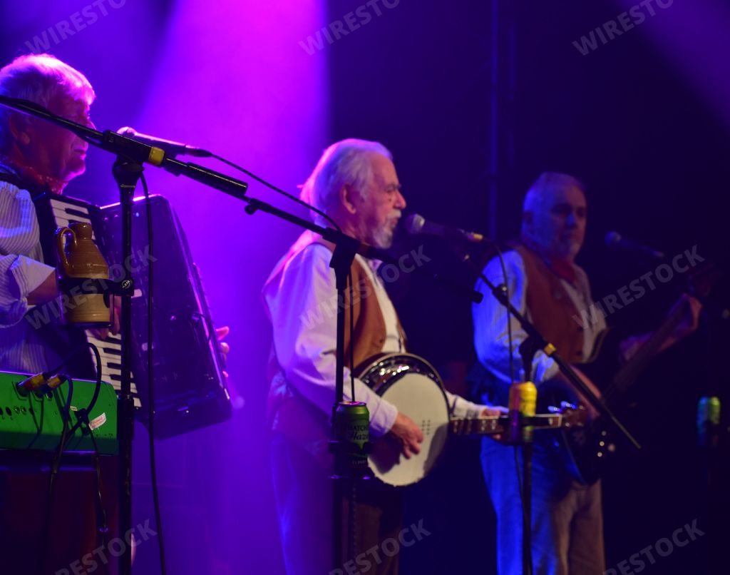 English Scrumpy and Western band The Wurzels perform at Komedia, Bath. United Kingdom. December 8th,