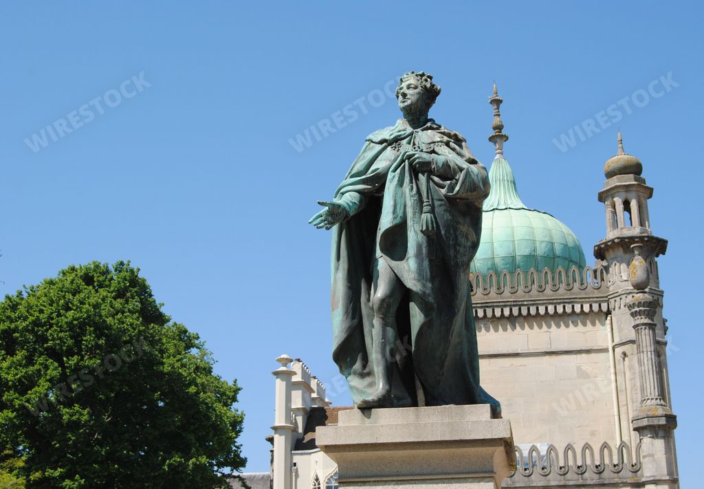 Royal Pavilion and Pavilion Garden, Brighton, East Sussex, England. May 20, 2020.