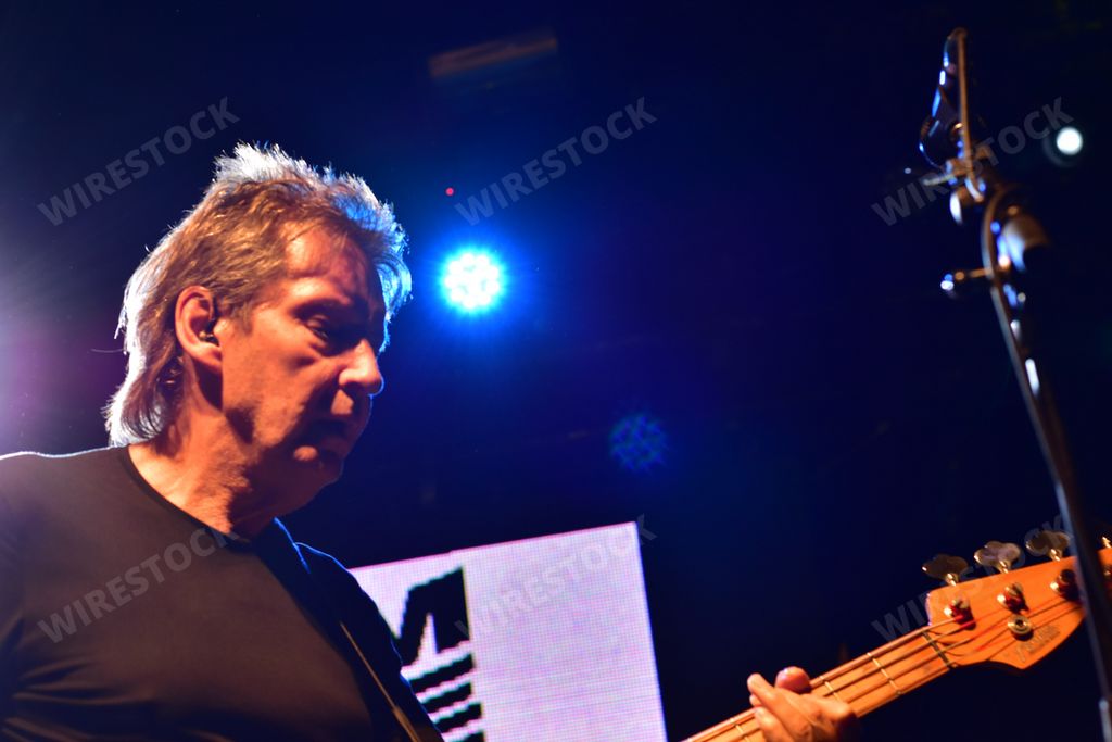 Bruce Foxton and Russell Hastings, who form From The Jam, in performance at the SWX night club, Bristol, England. 3 August 2018.