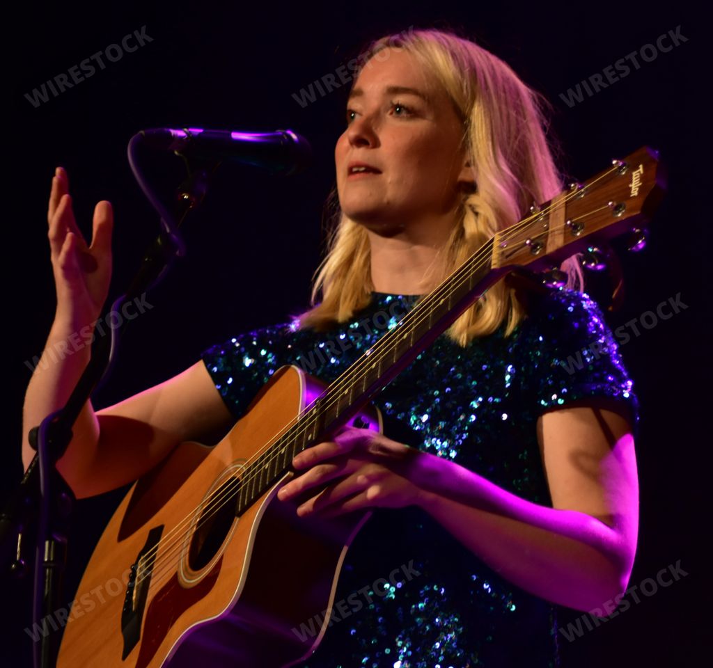 Singer-songwriter Kitty Macfarlane performs at Chapel Arts Centre, Bath, England. 7 November 2019.