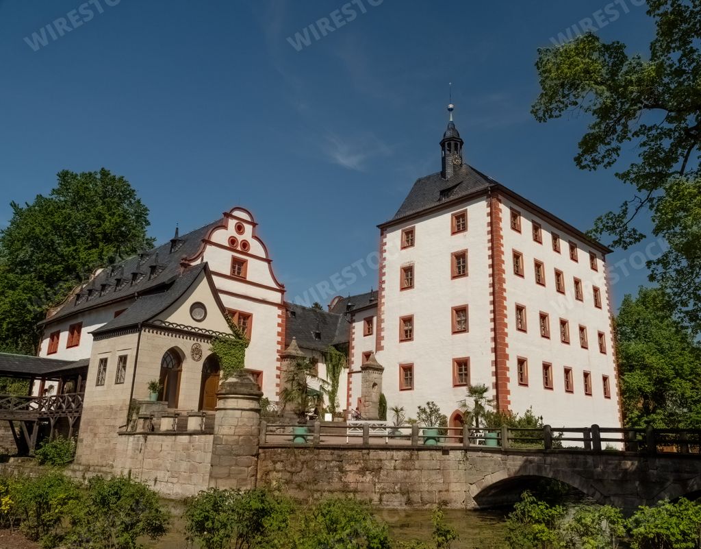 The Castle Kochberg with Liebhabertheater history museum in Uhlstadt-Kirchhasel, Germany