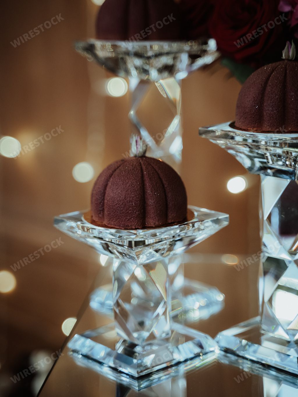 A sweet corner on the thematic event at a restaurant