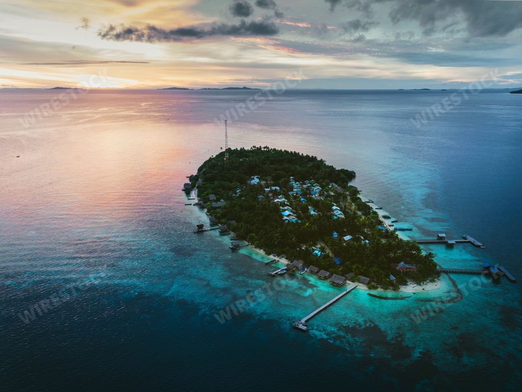 Arborek is an inhabited atoll island within Raja Ampat Regency West Papua.