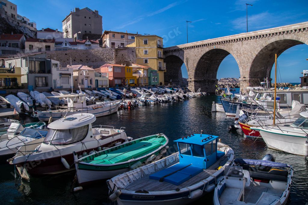 The nautical vessel in Vallon des Auffes. Marseille. France
